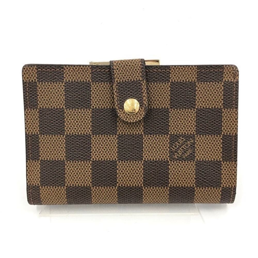 Louis Vuitton Damier Portemonnaie Viennois Wallet with Clasp N61663/SD0989